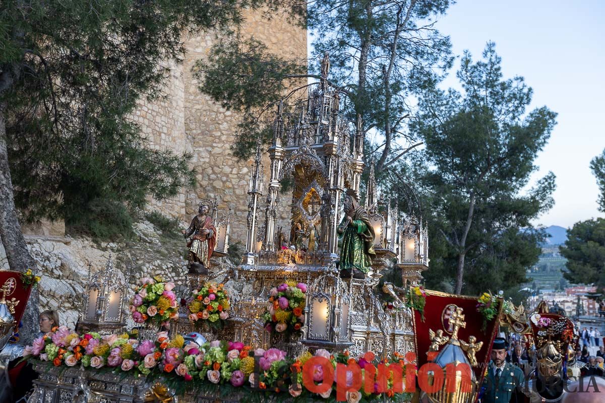 Procesión de subida a la Basílica en las Fiestas de Caravaca