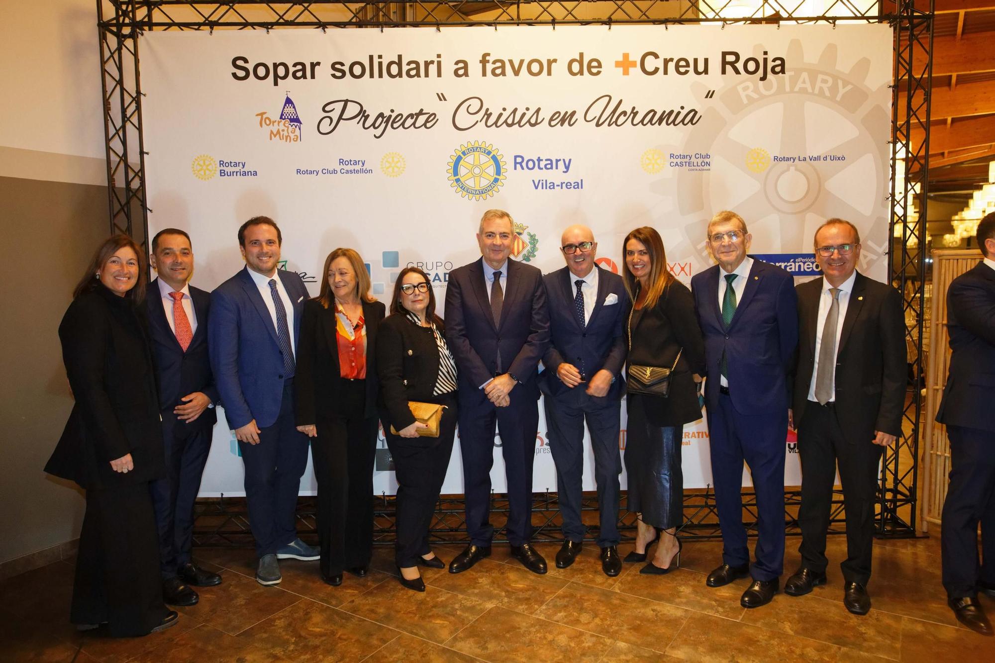 Las mejores fotos de la cena solidaria del Rotary Club Vila-real