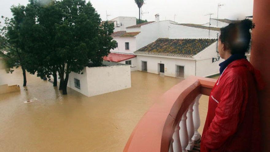 Cártama fue una de las localidades más afectadas.