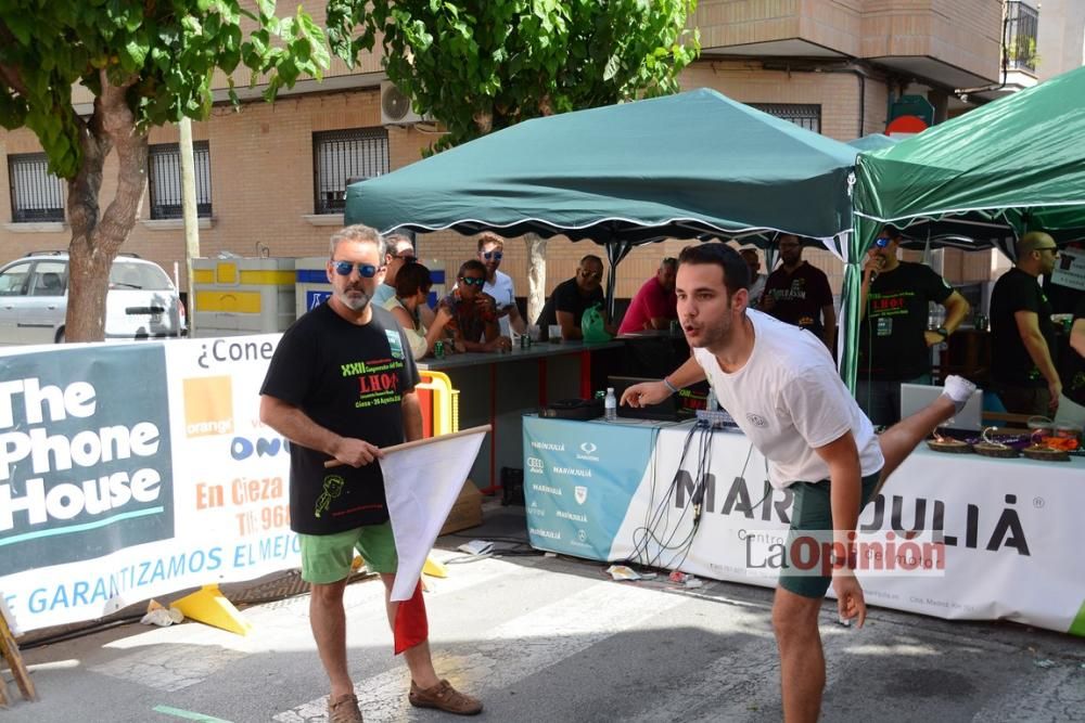 Campeonato Lanzamiento de Huesos de Oliva Cieza 20