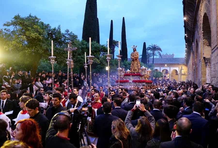 El Vía Crucis de las Cofradías en imágenes.