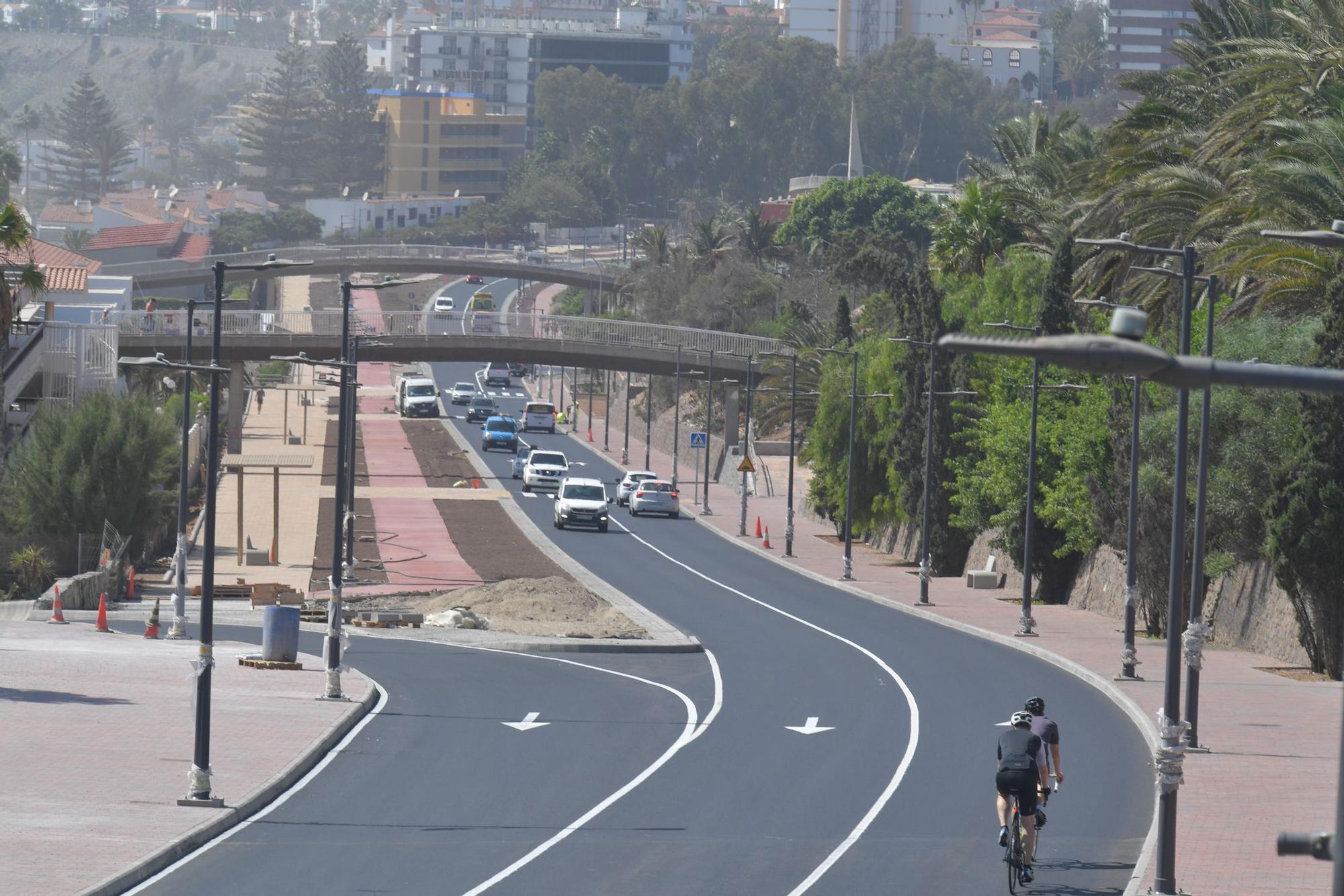 Obras en la carretera de San Agustín