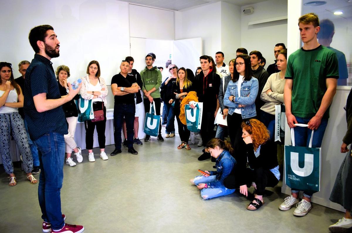 Imatge d'arxiu d'una jornada de portes obertes a la UManresa