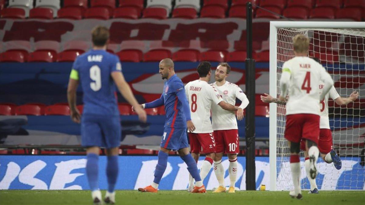 Eriksen anotó el único tanto del encuentro