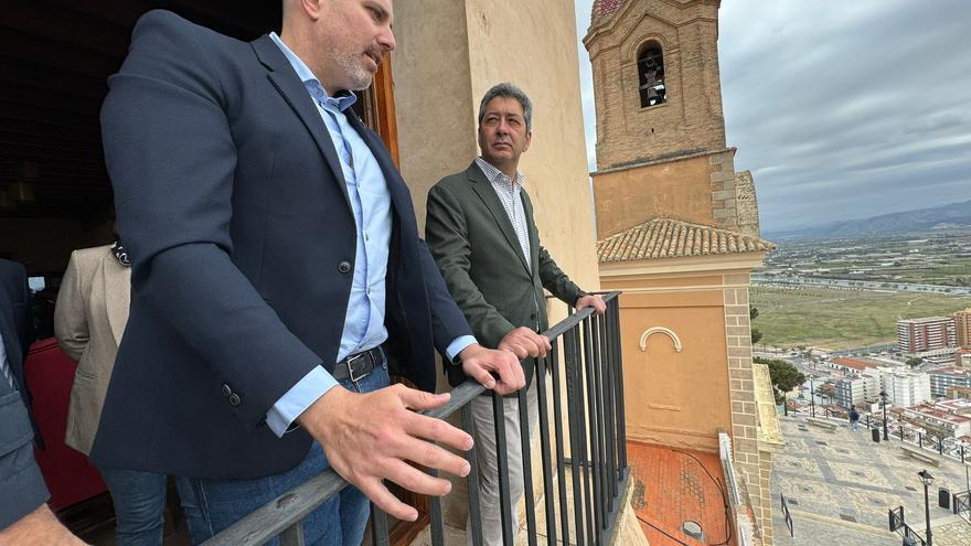 Barrera visita Cullera tras declararse las fiestas patronales Bien de Interés Cultural