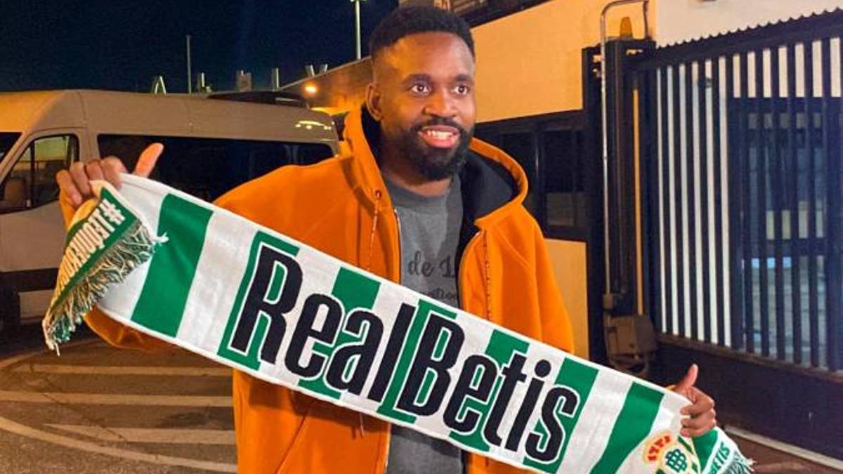 Cédric Bakambu, en el Aeropuerto de San Pablo el miércoles