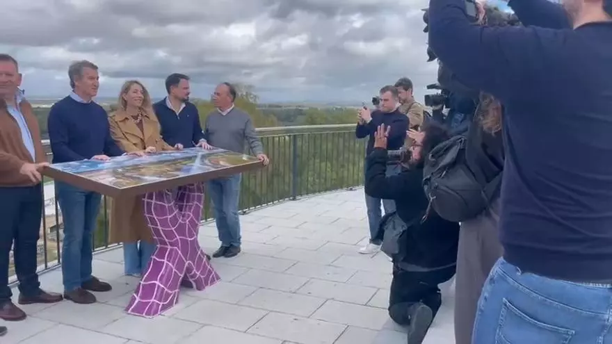 VIDEO | Momento para el recuerdo en el mirador de Lobón