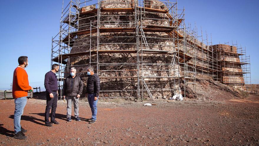 Las obras de rehabilitación del Castillo de Santa Bárbara se reanudarán a finales de enero