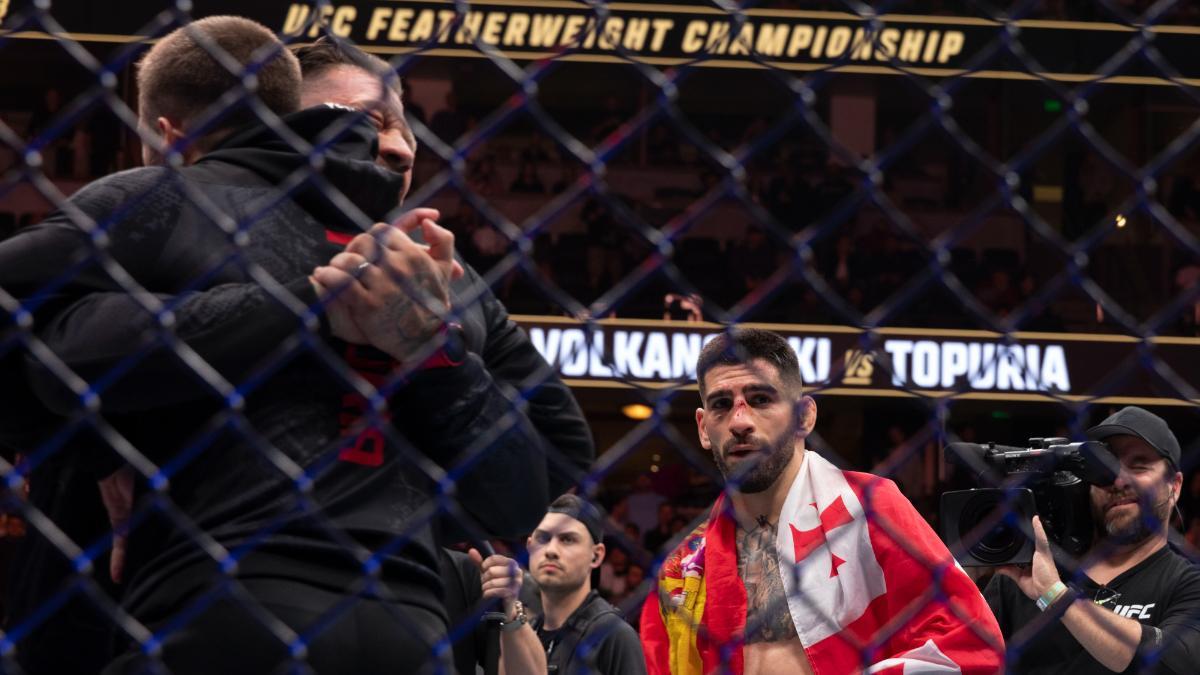 Topuria, después de derrotar a Alexander Volkanovski
