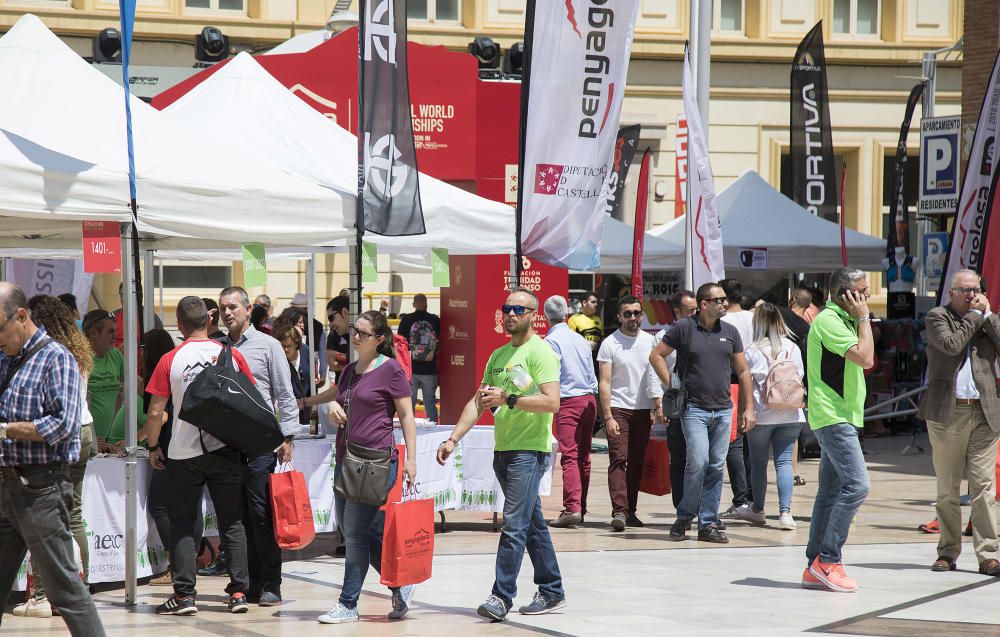 Feria del corredor del mundial de trail en Castelló