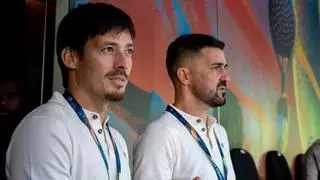 David Villa y David Silva, invitados de lujo en el estreno del Premier Padel en Riad