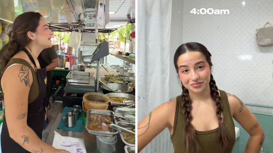 En pie a las 4 AM para vender aceitunas en un mercadillo de Murcia: la historia de Gema Ladevesa que desmonta el mito de la generación de cristal