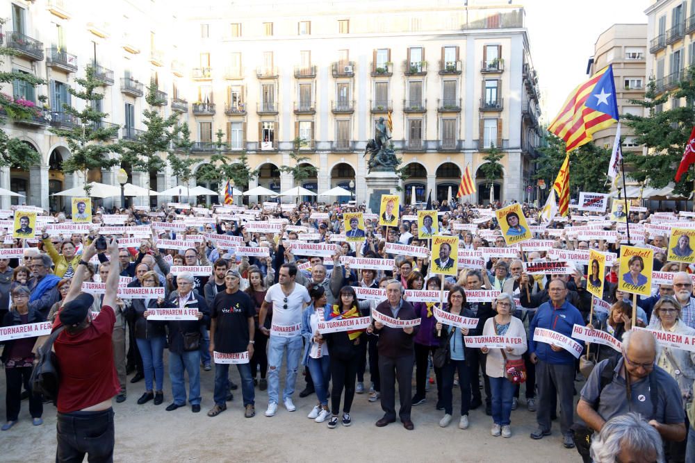 Concentració a Girona contra el judici 'farsa'