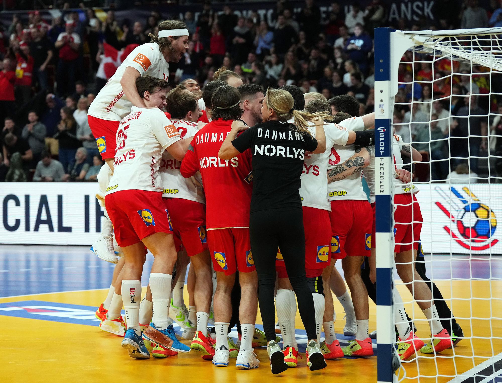 Semifinal del Mundial de balonmano 2023 entre España y Dinamarca