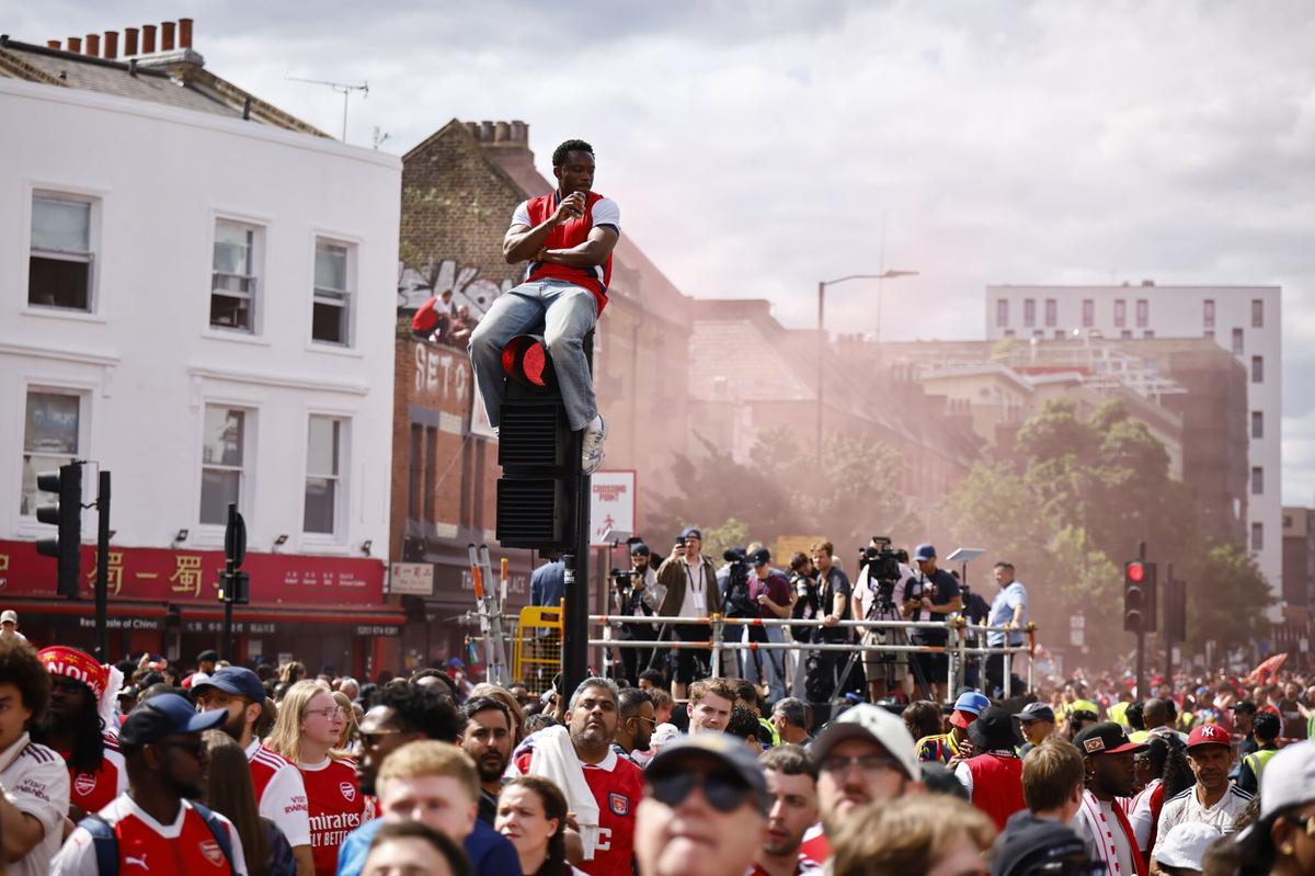 Las mejores imágenes del desfile del Arsenal por la Premier League Las mejores imágenes del desfile del Arsenal por la Premier League