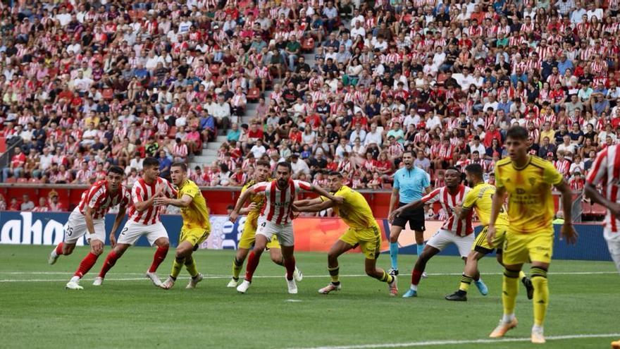 Así fue el partido entre el Sporting y el Mirandés