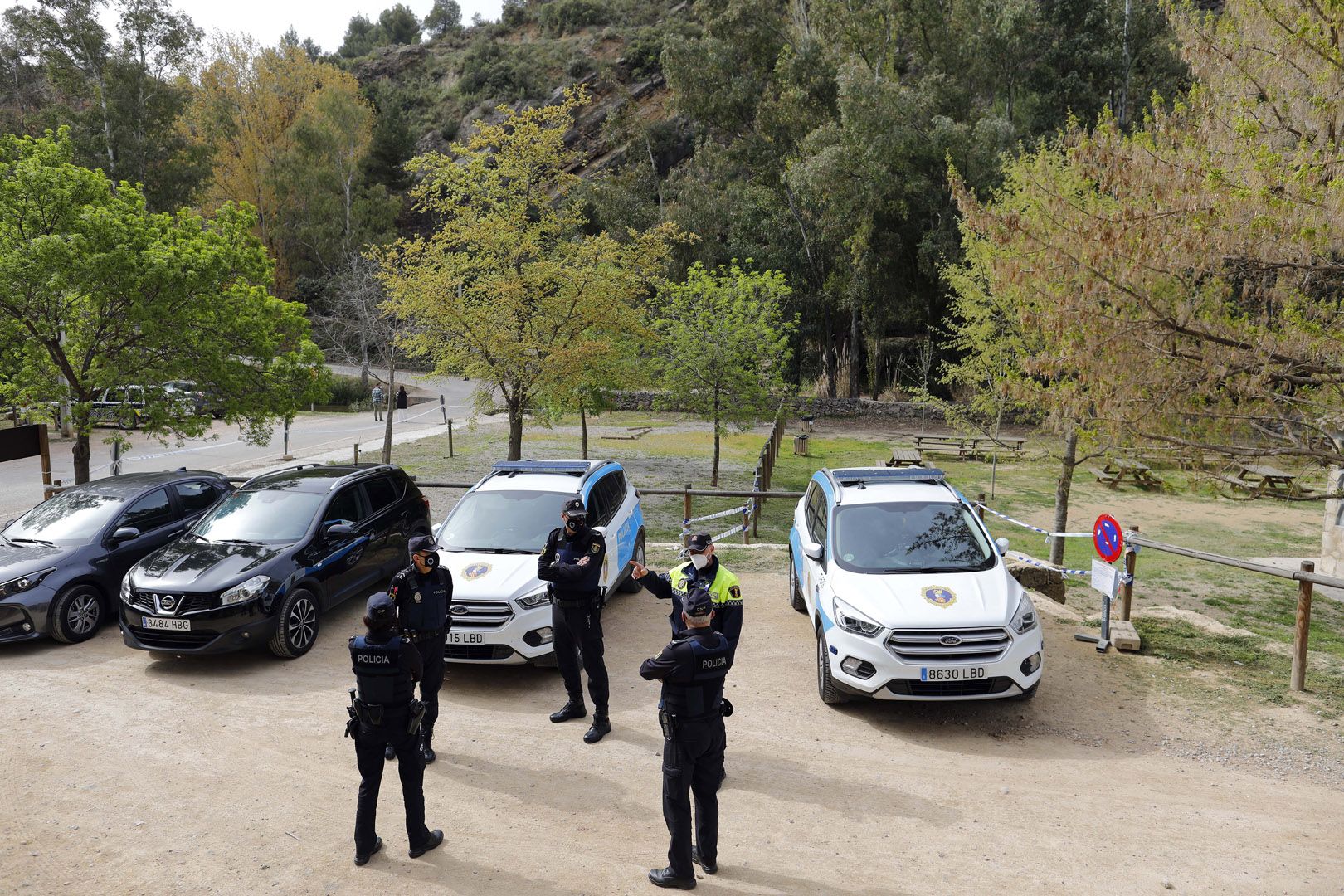 Dispositivo de la policía autonómica en zonas recreativas