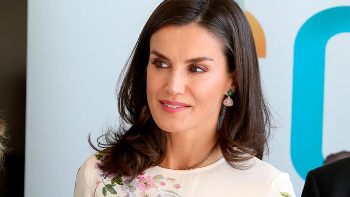 Letizia Ortiz vuelve a lucir su vestido floral de Asos