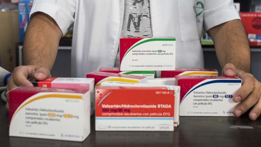 Más de 52.000 valencianos toman los fármacos para la tensión retirados por Sanidad
