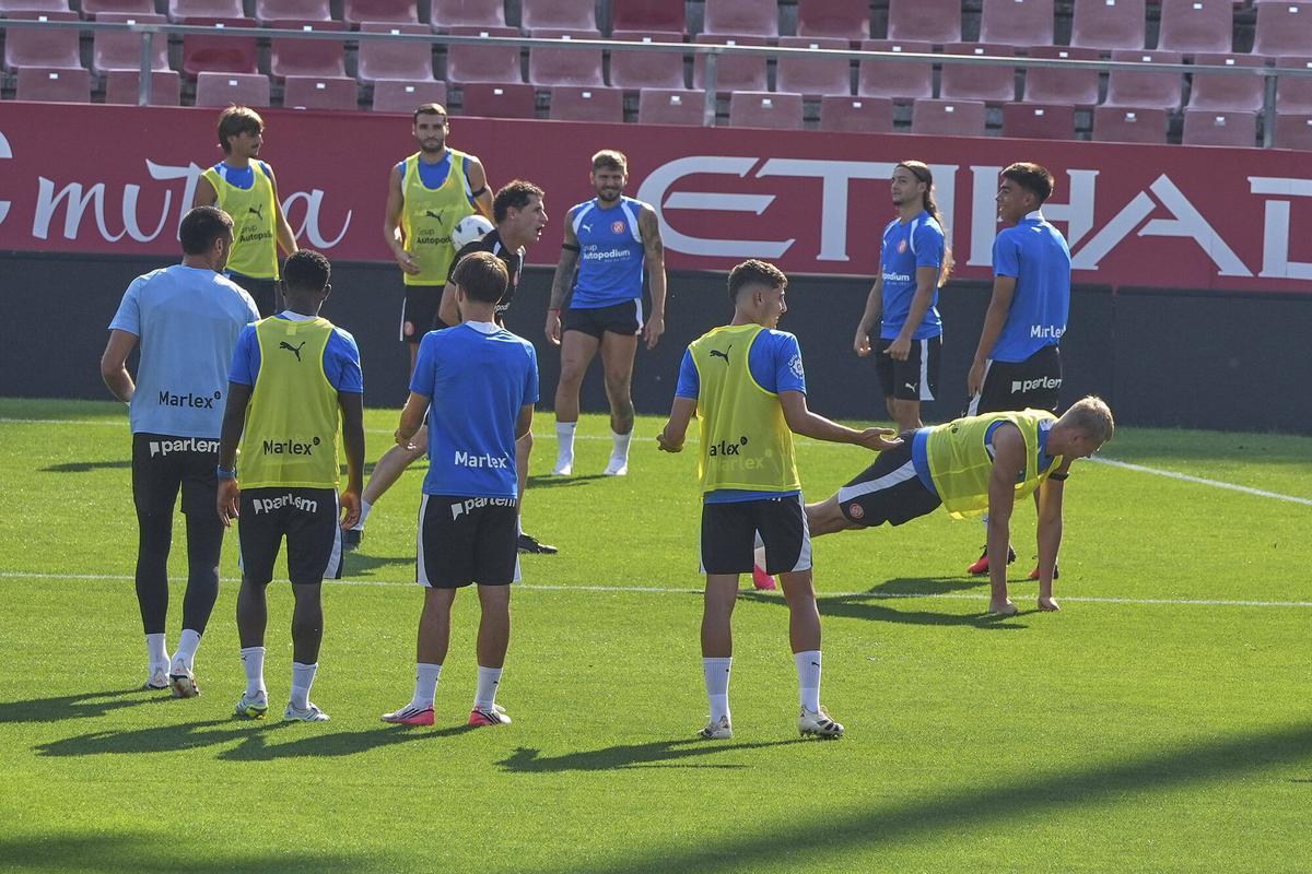 Les millors imatges de l'entrenament del Girona FC