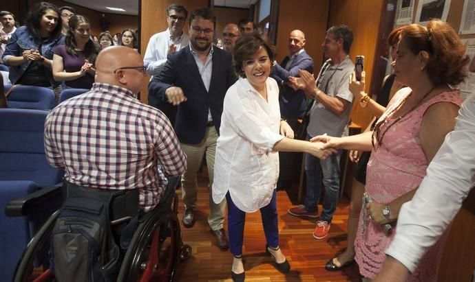 Visita de Soraya Saenz de Santamaría