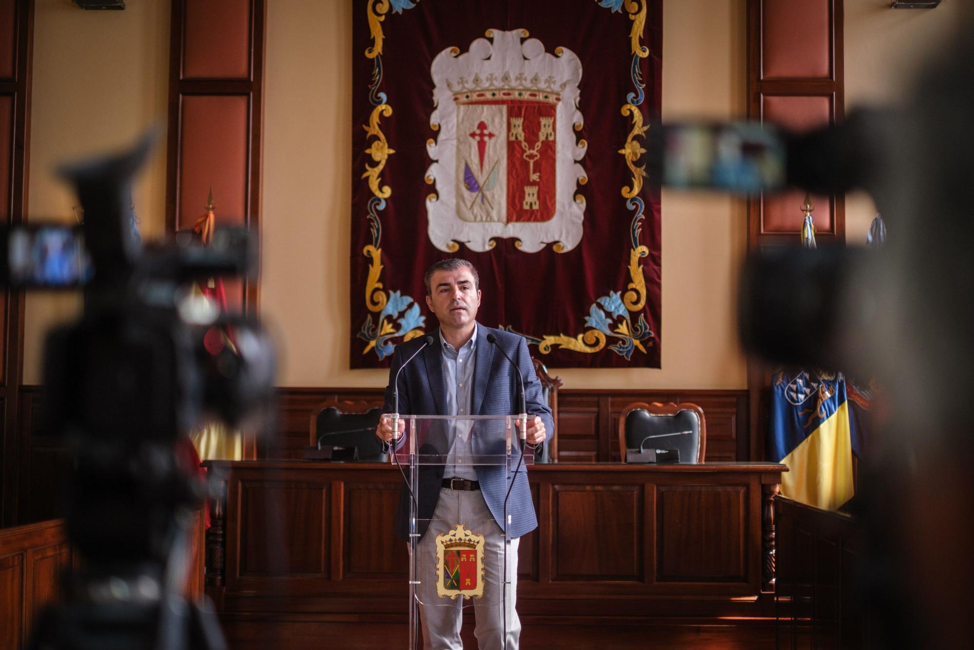 Rueda de Prensa de cambio en la Alcaldía de Los Realejos