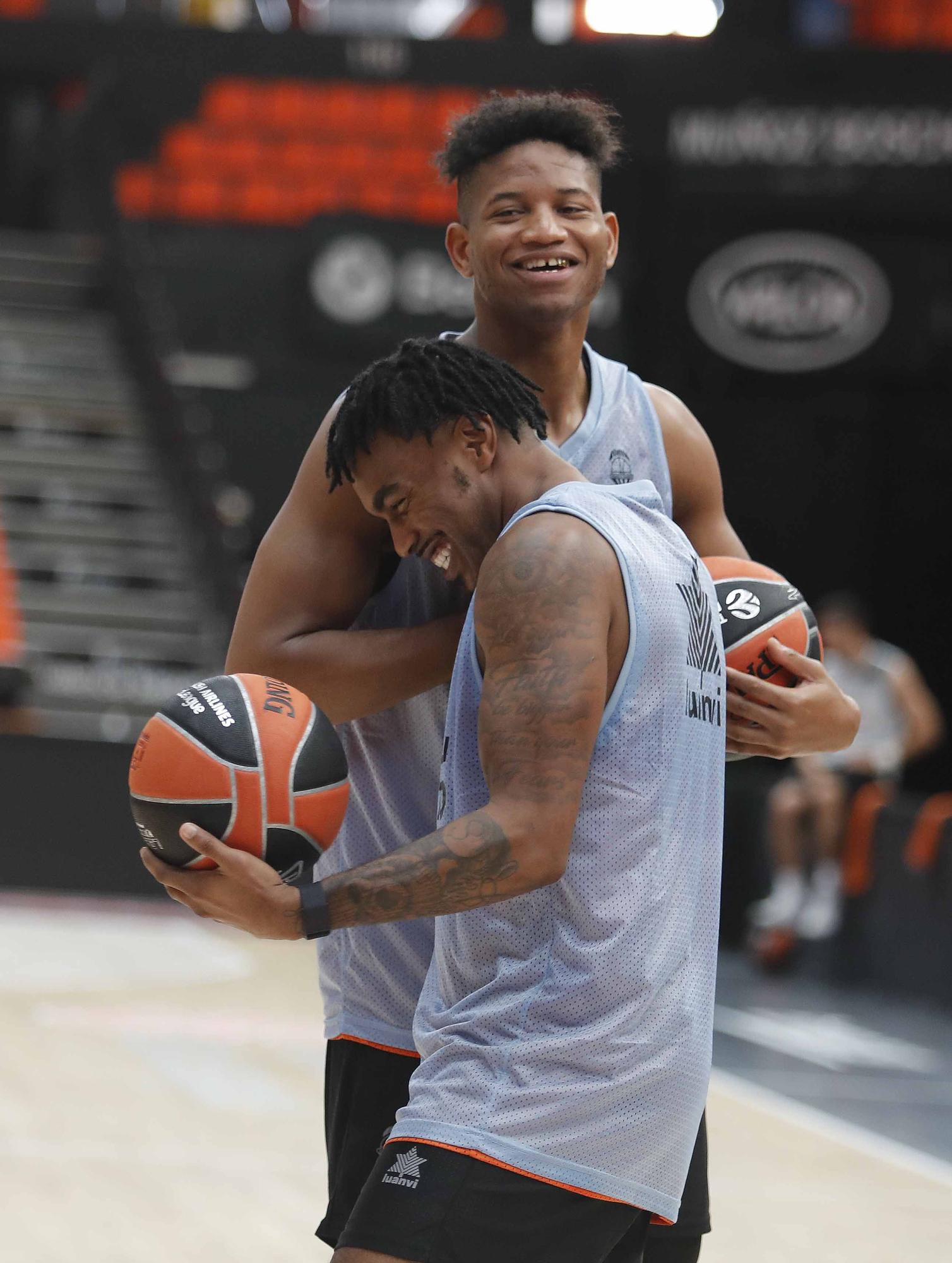 Así fue la sesión de entrenamiento para Valencia Basket