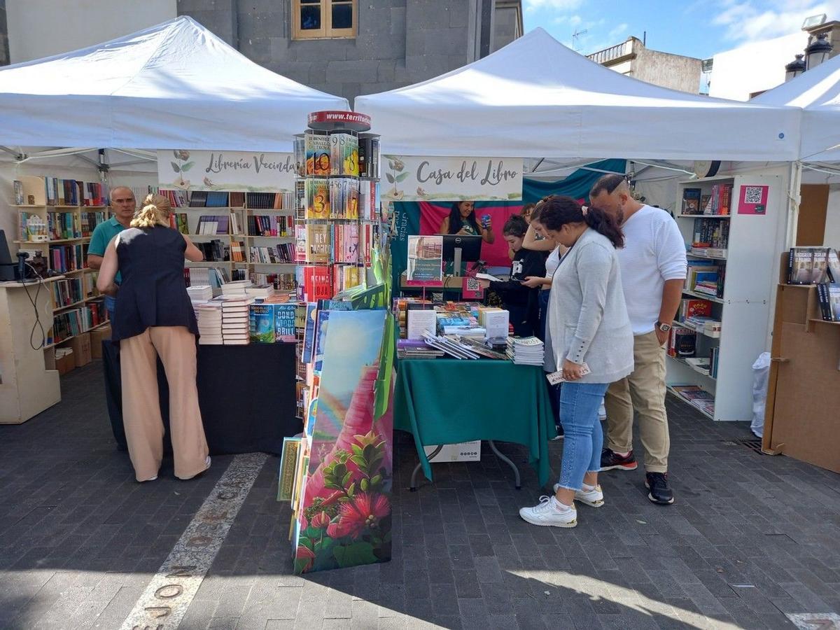 Imagen de la Feria del Libro del año pasado en Telde