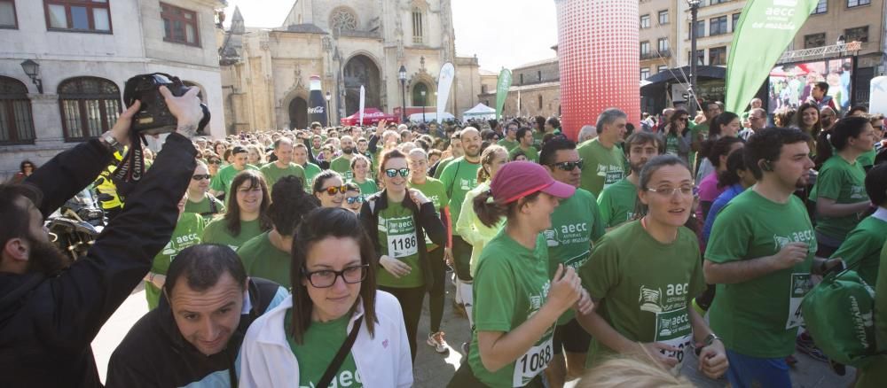 Carrera contra el cáncer en Oviedo