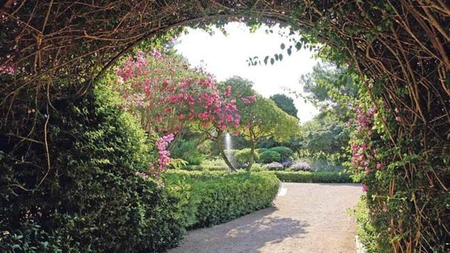 Imagen de los Jardines de Marivent, que podrán visitarse a partir de febrero del próximo año.