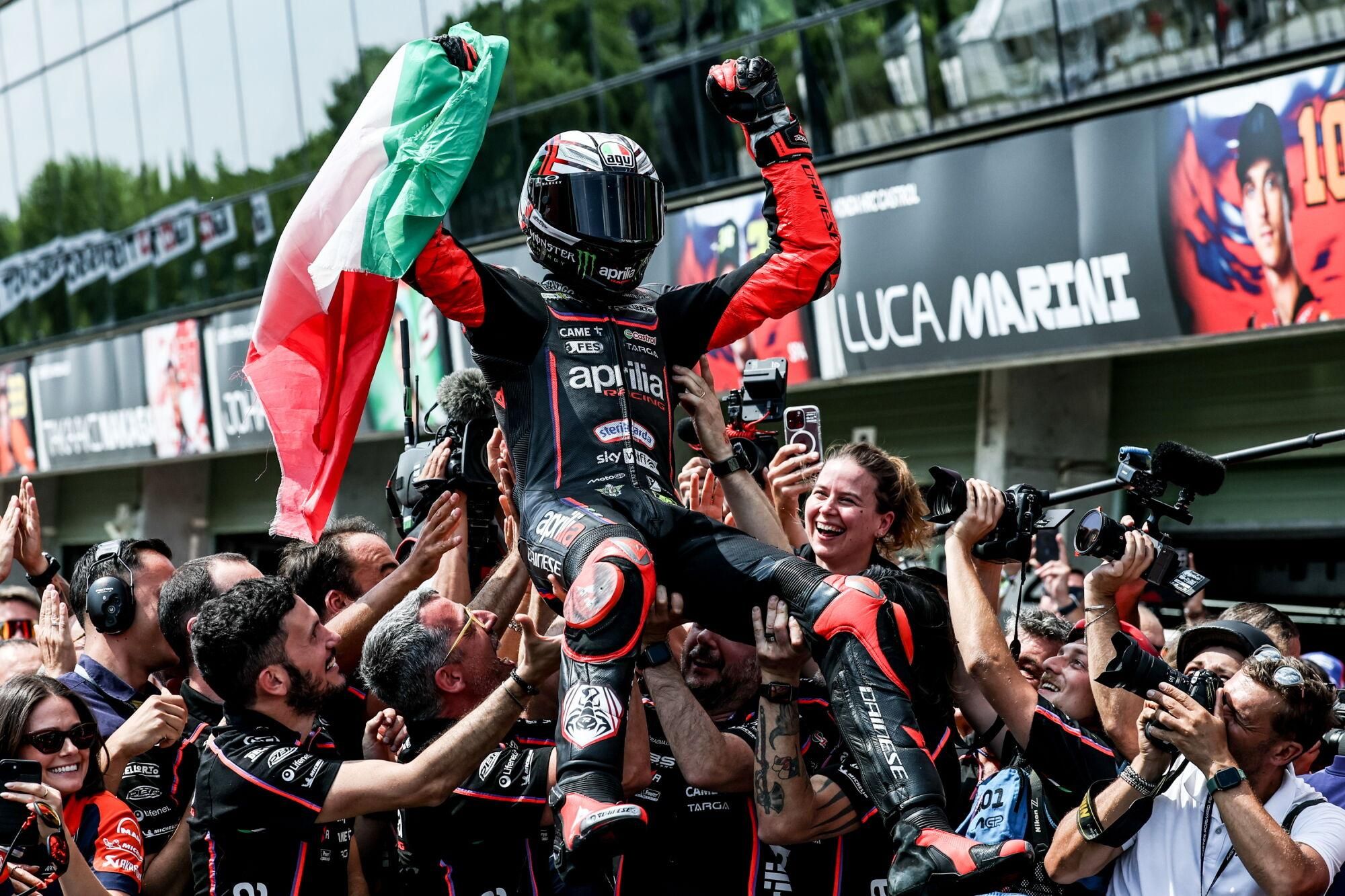 
El Gran Premio de República Checa de MotoGP.