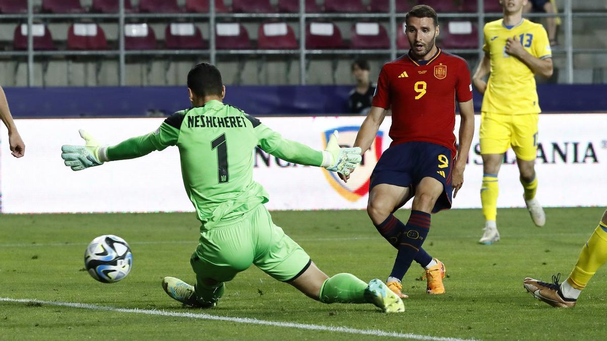 Abel Ruiz en el Europeo Sub21