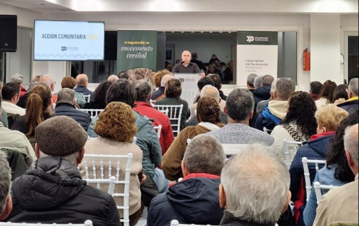 El diputado en la presentación de ayudas en el hotel Las Vegas | FDV