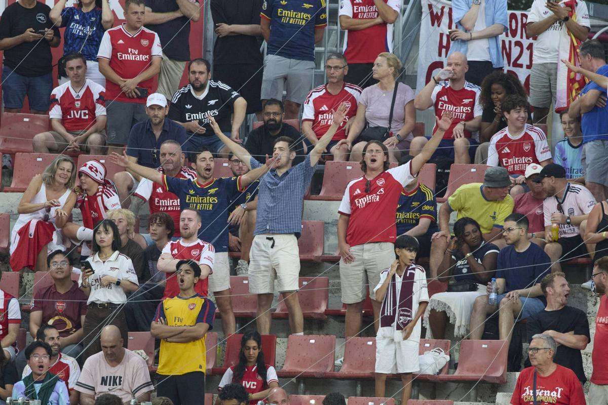 Les imatges del Trofeu Costa Brava entre el Girona FC i l'Arsenal FC Les imatges del Trofeu Costa Brava entre el Girona FC i l'Arsenal FC