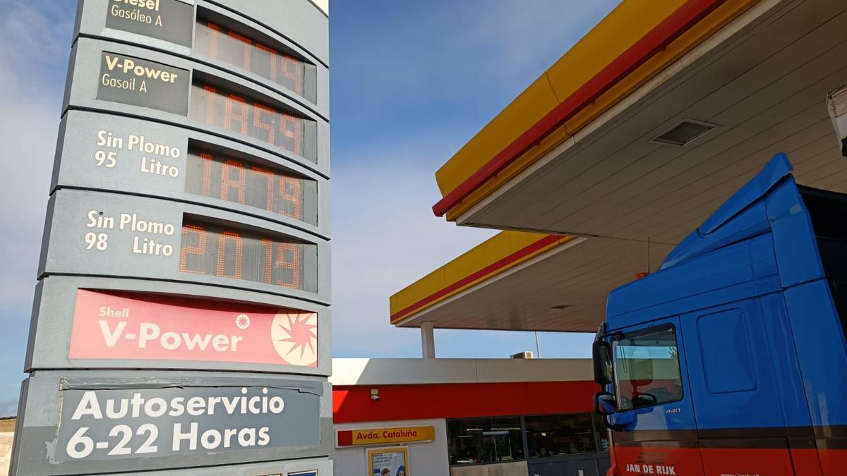 Gasolinera Shell de la avenida de Cataluña de Zaragoza