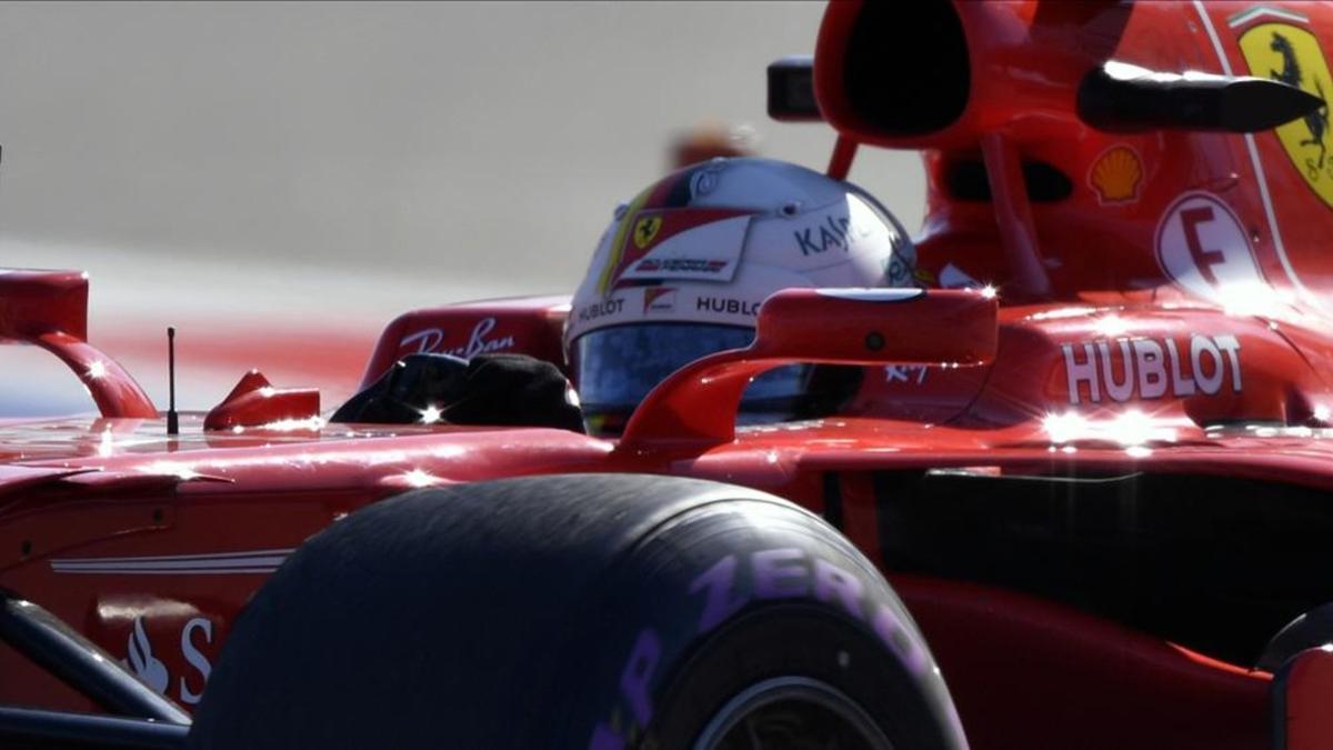 Sebastian Vettel y su Ferrari se mantienen muy fuertes