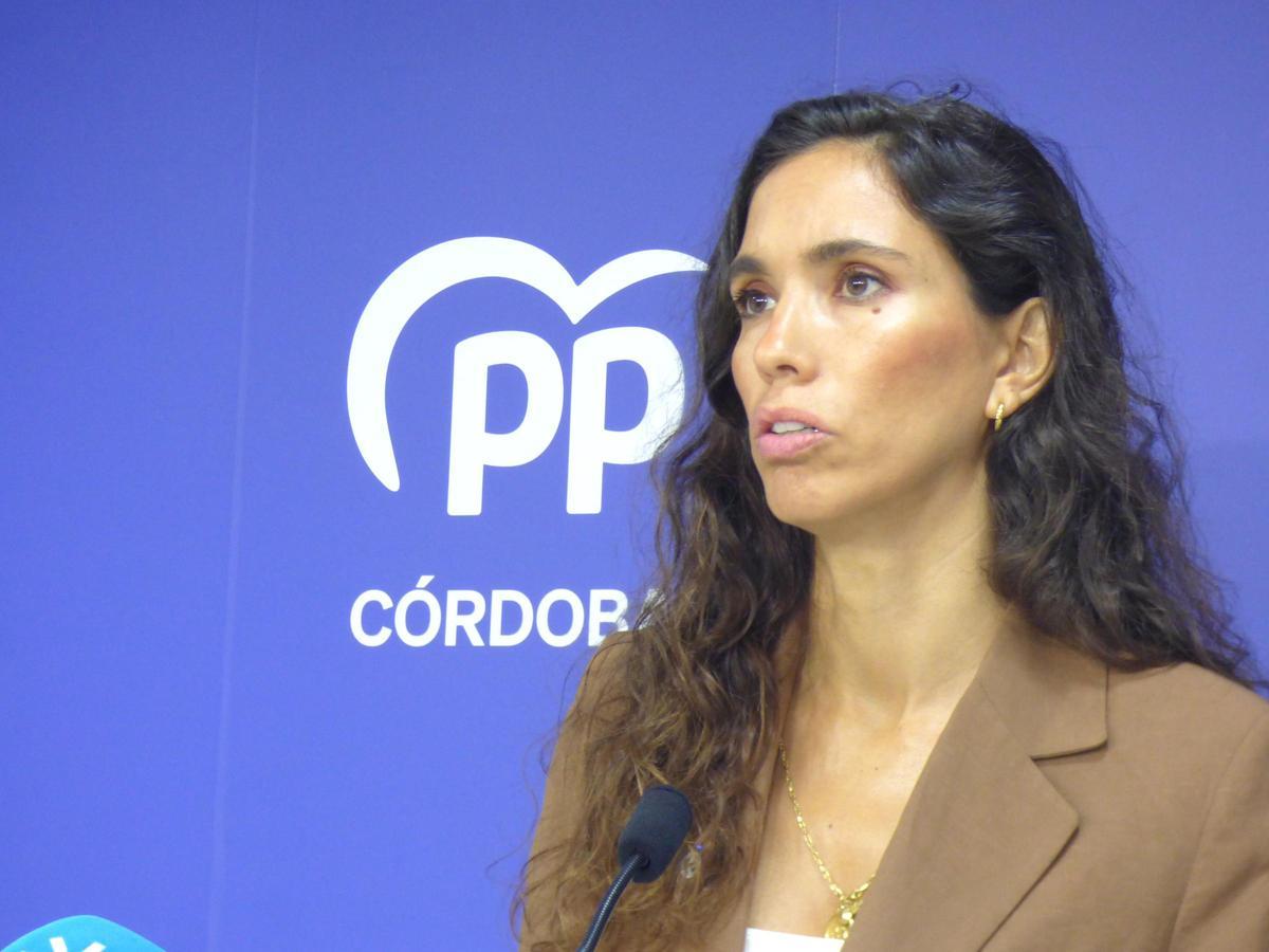 Lorena Guerra, en su comparecencia de este viernes.