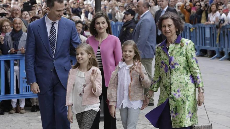 La Familia Real sí acudió el año pasado a la Misa del Domingo de Pascua.