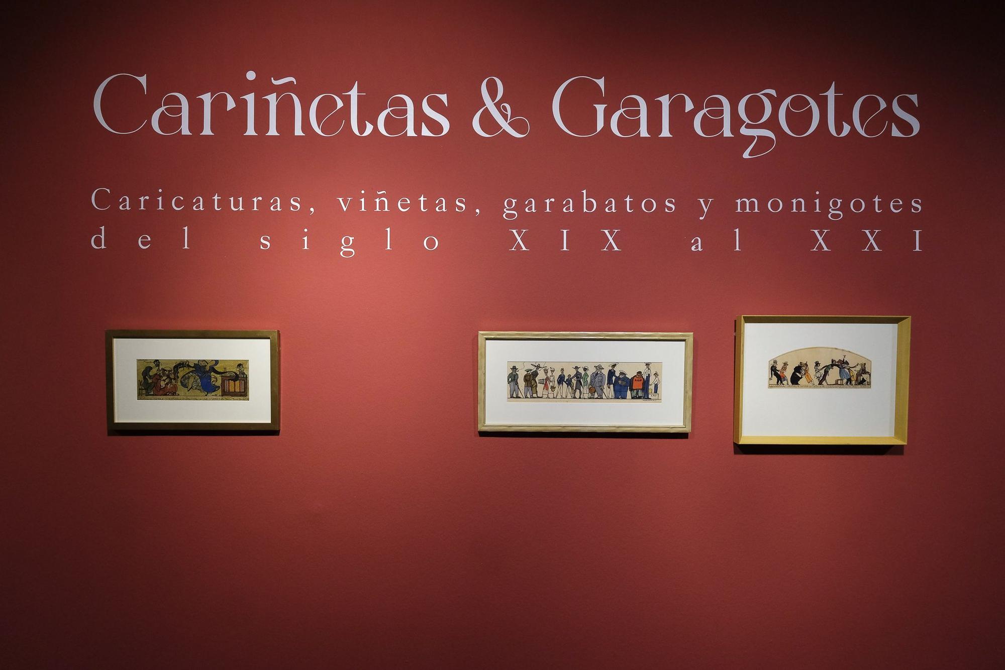 Exposición ‘Cariñetas & Gargarotes’ en la sala Manolo Millares-Elvireta Escobio del Cicca