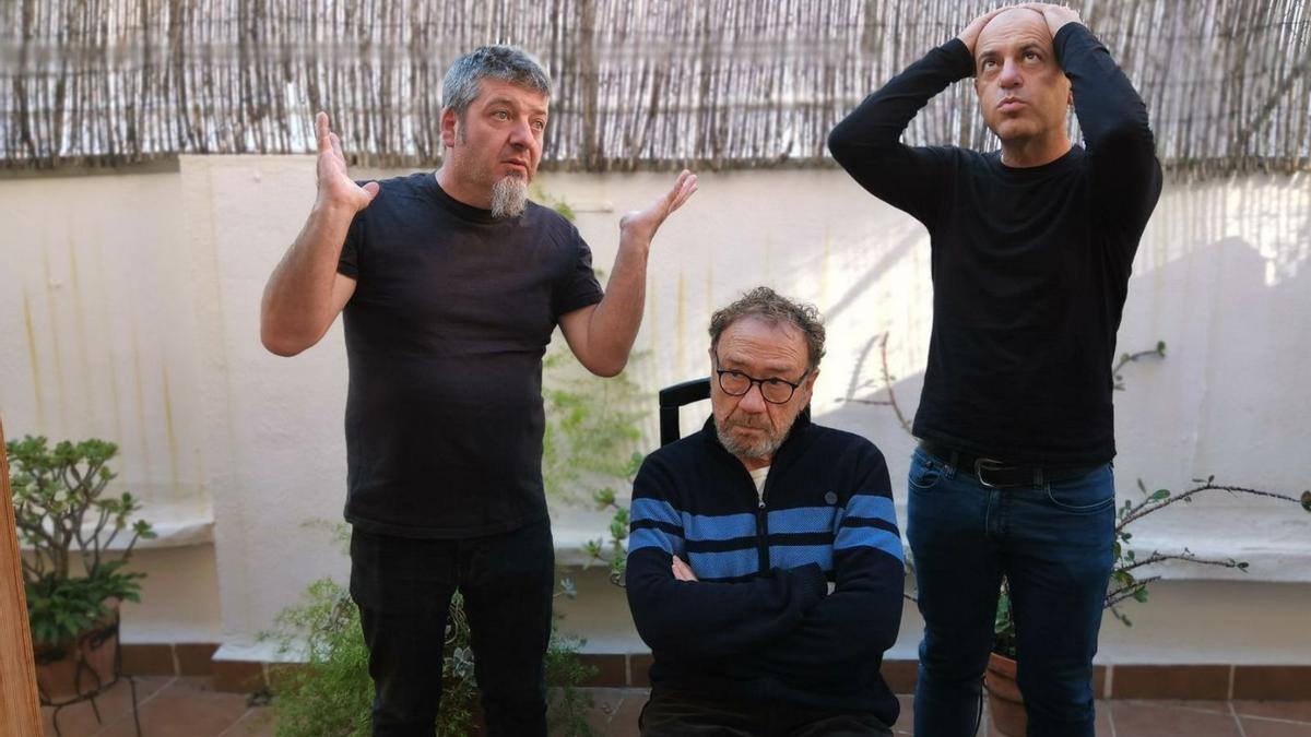 Miquel Gil, José Luis Albacete i Antonio J. Iglesias. | LEVANTE-EMV