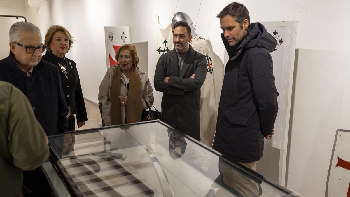 exposición ‘Calatrava. Primera orden religiosa militar hispánica’, organizada por la Orden de los Caballeros Custodios de Calatrava la Vieja, con la colaboración de la concejalía de Cultura