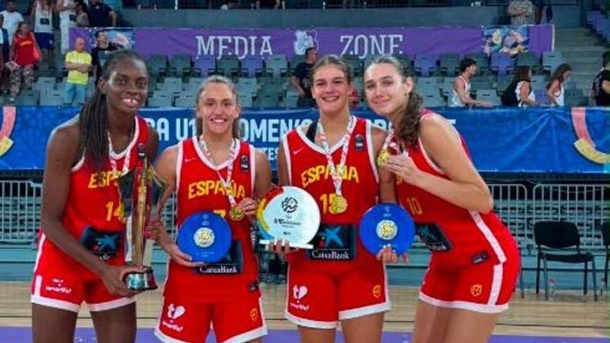 Lluvia de medallas para L'Alqueria del Basket con las selecciones españolas