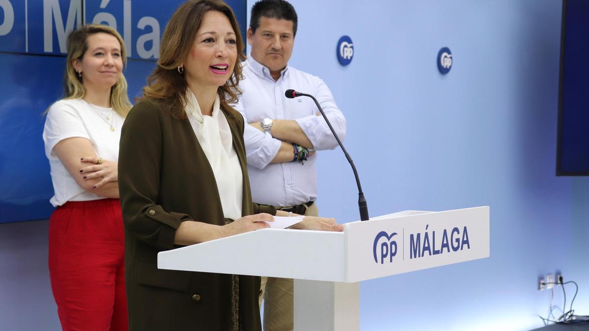 Patricia Navarro, durante su comparecencia de este lunes.