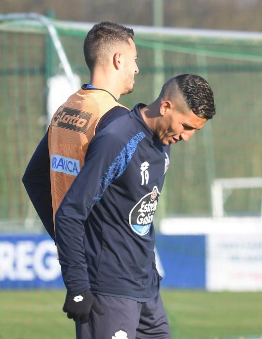 El Dépor respira tras vencer (2-0) en el partido contra el Osasuna.