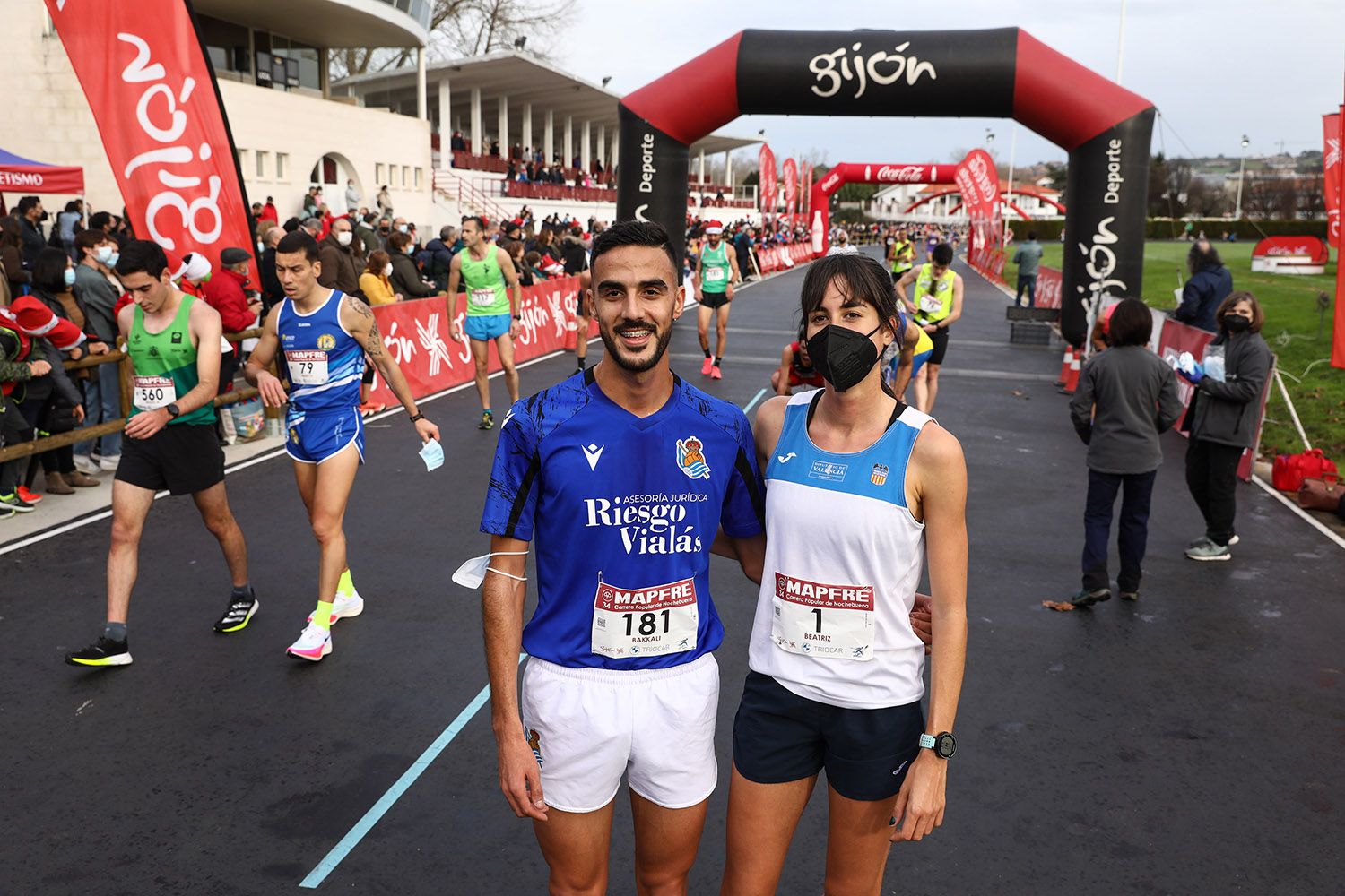 La carrera Popular de Nochebuena de Gijón