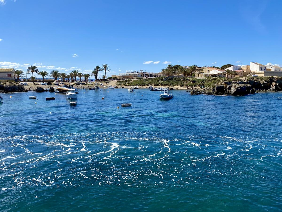 España - Isla de Tabarca - Llegada a Tabarca en barco