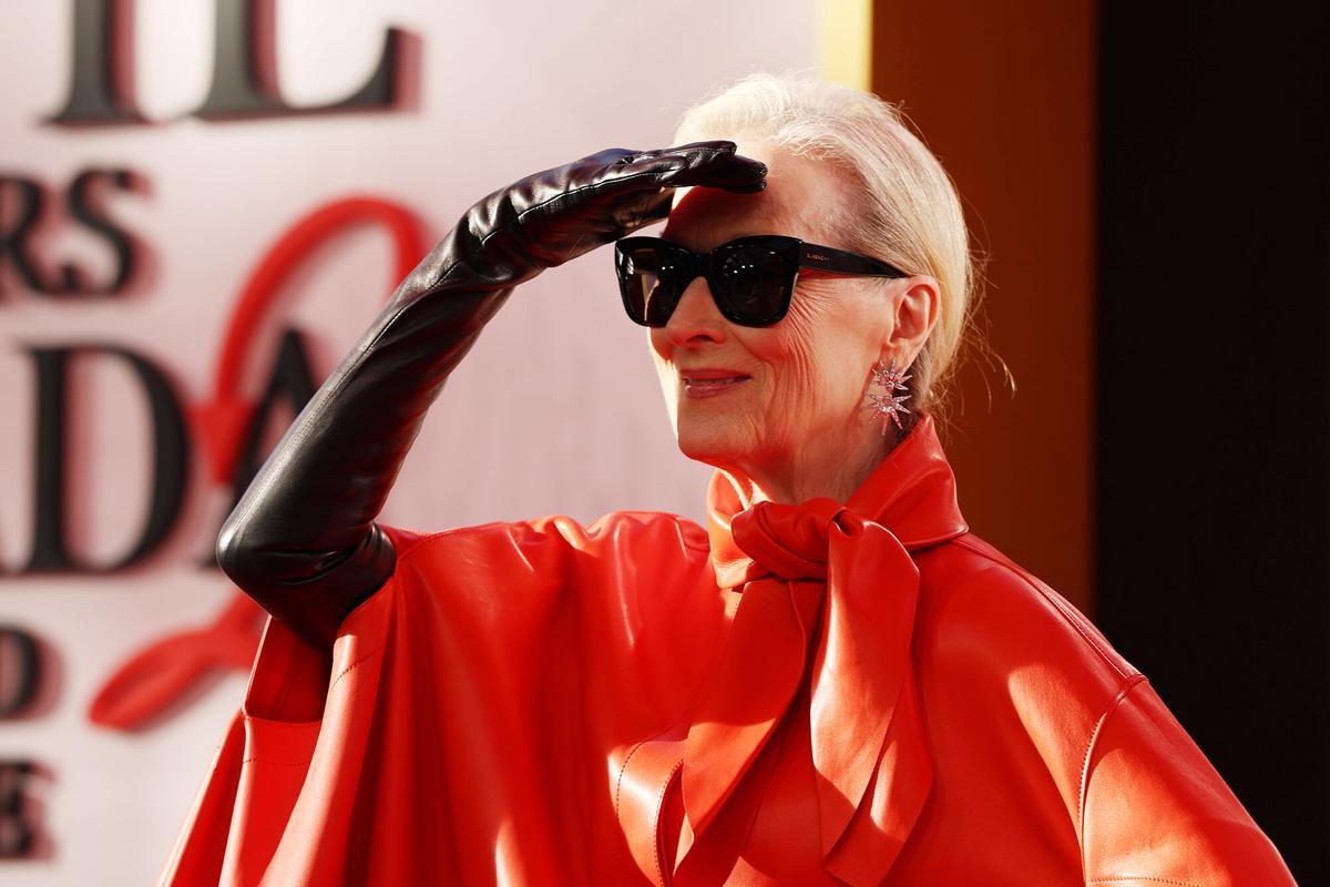 AME5339. NUEVA YORK (ESTADOS UNIDOS), 20/04/2026.- La actriz Meryl Streep posa durante el estreno de la icónica película ‘El diablo viste de Prada 2’ este lunes, en el Lincoln Center de Nueva York (EE.UU.). EFE/ Octavio Guzmán