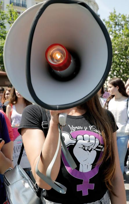 Estudiantes valencianos se manifiestan contra la sentencia de La Manada