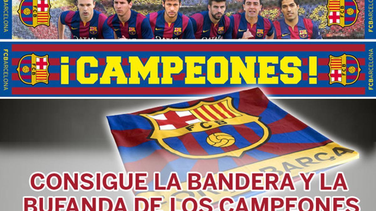 SPORT sortea entre sus lectores 10 packs de la bandera y la bufanda de los campeones