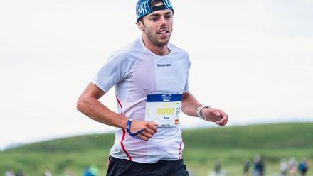 Jan Margarit durante la carrera Sky Baqueira Beret de la HOKA Val d’Aran by UTMB